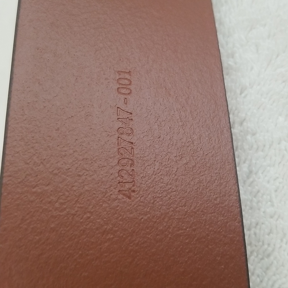 New Ralph Lauren Crescent Buckle Leather Belt - Picture 7 of 11